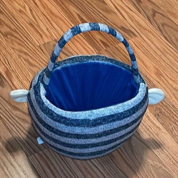Sock Monkey Basket, Easter, Halloween, Storage, Blue - Picture 3 of 5